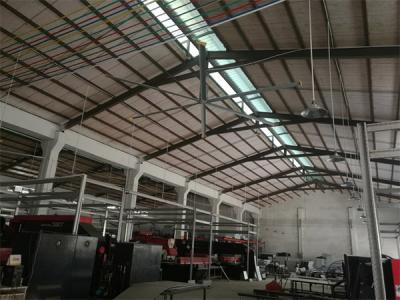 模具生产加工厂车间7.3米工业大风扇降温工程案例